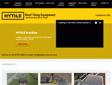 Tablet Screenshot of hytile.com.au